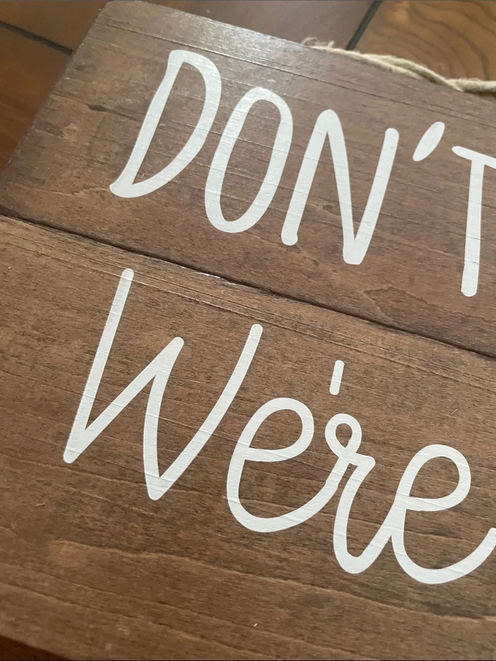Rustic Wood Sign 
